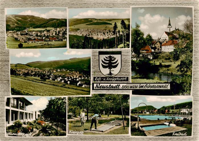 Neustadt  Schwarzwald Titisee-Neustadt Panorama Kurmittelhaus Kleingolf Freibad