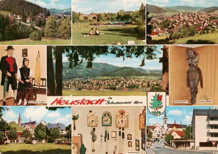 Titisee-Neustadt Panorama Freibad Neustaedter Tracht Heimatstuben Corpus Christi