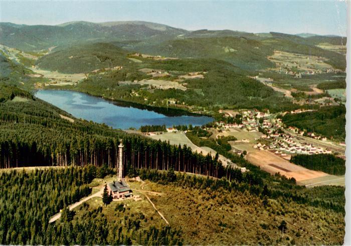 Titisee-Neustadt Blick vom Hochfirst Fliegeraufnahme