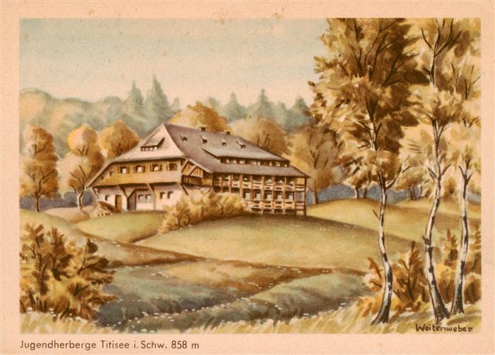 Titisee-Neustadt Jugendherberge Zeichnung