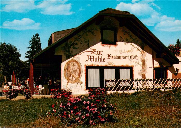 Titisee-Neustadt Restaurant Zur Muehle im Schwarzwaelder Uhrenzentrum