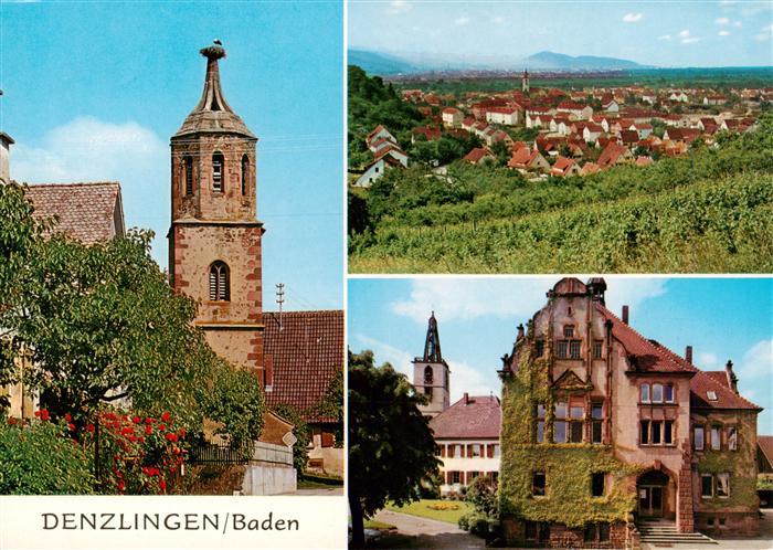 Denzlingen Kirche Panorama Rathaus