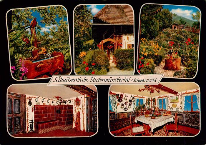 Untermuenstertal Muensterhalde Schnitzerstube Riesterer Teilansichten