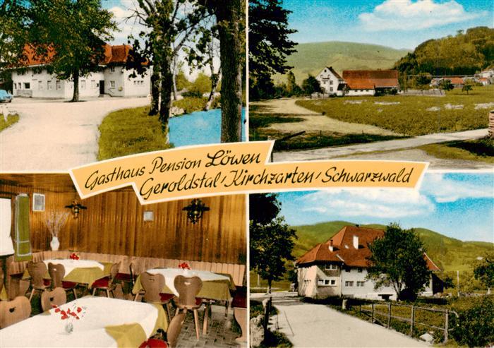 Kirchzarten Gasthaus Pension Geroldstal Gastraum Panorama