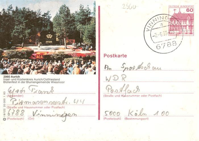 Aurich Ostfriesland Insel und Kuenstlerkreis Bluetenfest in Wiesmoor