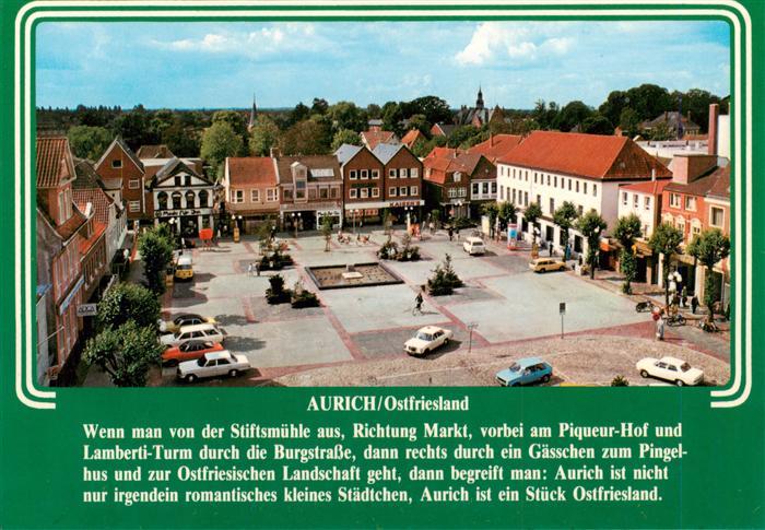 Aurich Ostfriesland Marktplatz