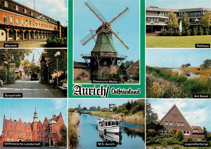 Aurich Ostfriesland Marstall Burgstrasse Ostfriesische Landschaft Steensche Mueh