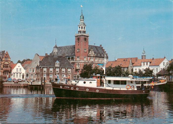Leer Ostfriesland Rathaus MS Ems