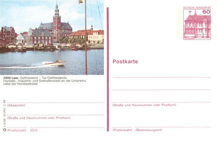 Leer Ostfriesland Hafenpartie an der Unterems