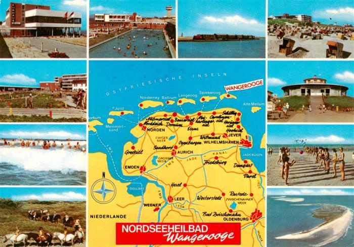 Wangerooge Wangeroog Nordseebad Hotel Wellenbad Reiten Freibad Strandpartien