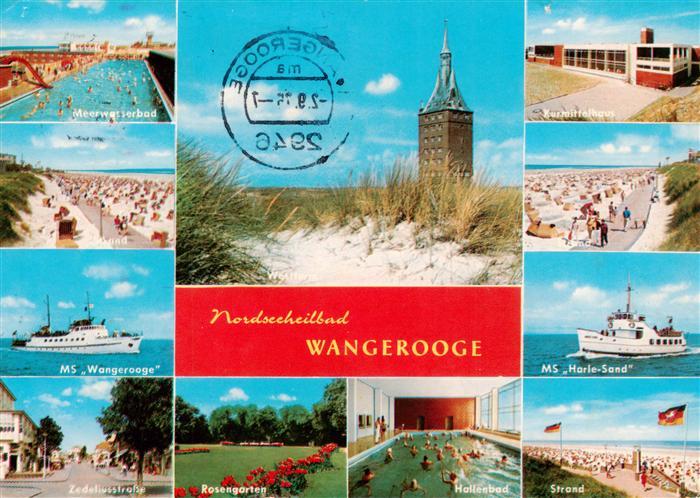 Wangerooge Wangeroog Nordseebad Meerwasserbad Strand MS Wangerooge Zedeliusstras