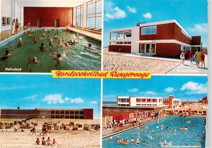 Wangerooge Wangeroog Nordseebad Hallenbad Kurmittelhaus Strand Meerwasserschwimm