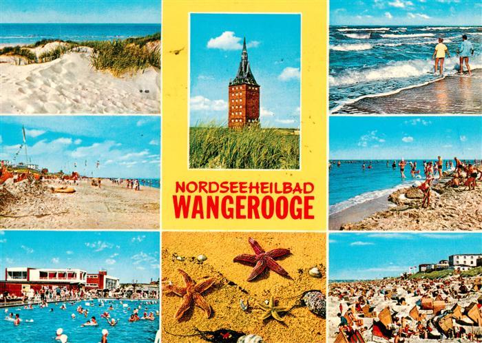 Wangerooge Wangeroog Nordseebad Strandpartien Freibad Westturm