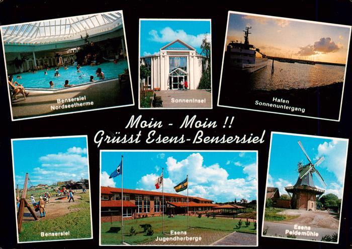 Bensersiel Esens Nordseetherme Sonneninsel Sonnenuntergang Spielplatz Jugendherb