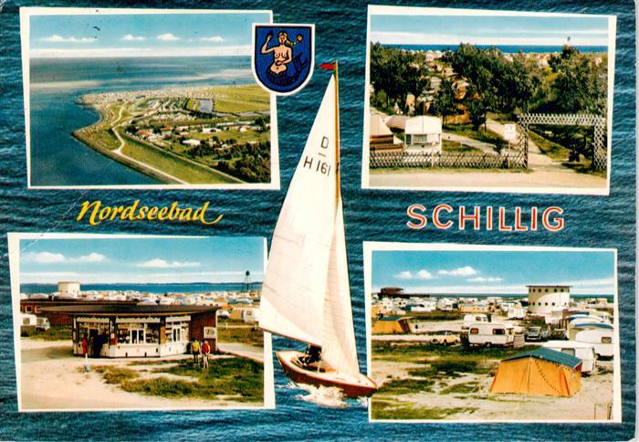 Schillig Horumersiel Nordseebad Fliegeraufnahme Kiosk Camping Eingang