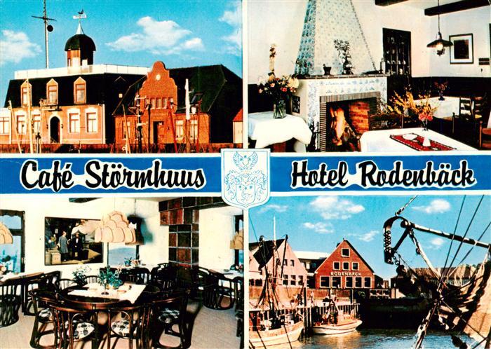 Neuharlingersiel Cafe Stoermhuus Hotel Rodenbaeck Gaststube Kaminzimmer Kutterha