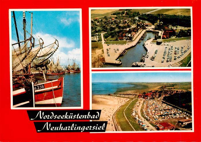 Neuharlingersiel Krabbenkutter Fliegeraufnahmen