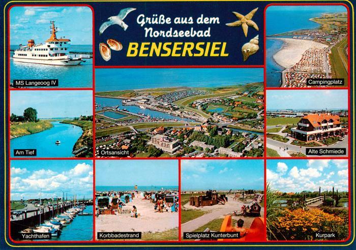 Bensersiel Esens MS Langeoog IV Am Tief Yachthafen Fliegeraufnahmen Korbbadestra