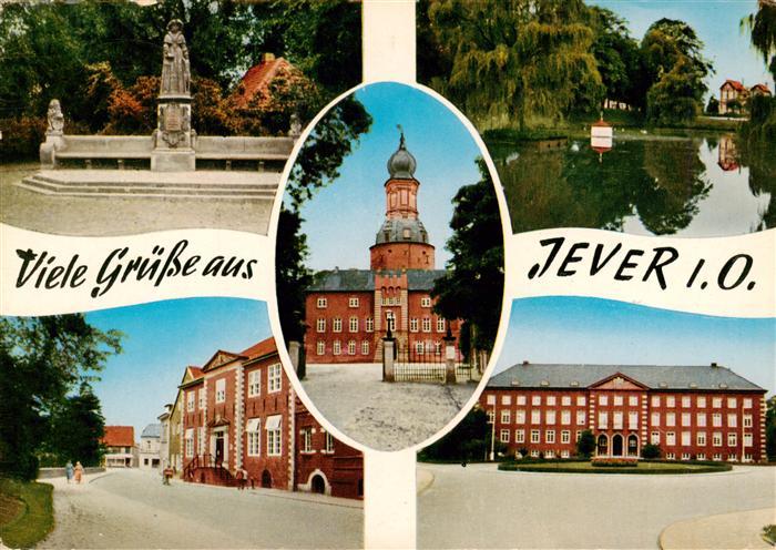 Jever Marien Denkmal Parkanlagen Am Schlossgraben Kreisamt Schloss