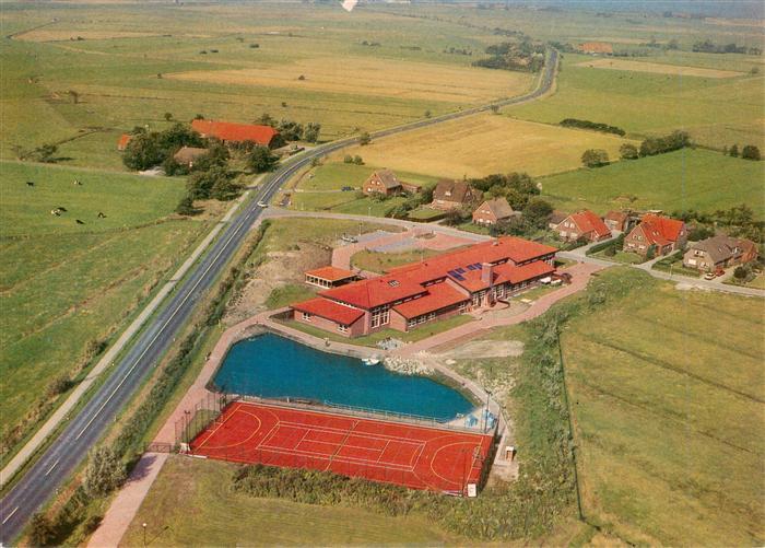 Esens Jugendherberge Fliegeraufnahme