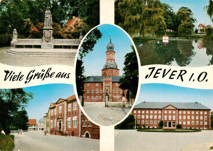 Jever Marien Denkmal Am Schlossgraben Parkanlage Kreisamt Schloss