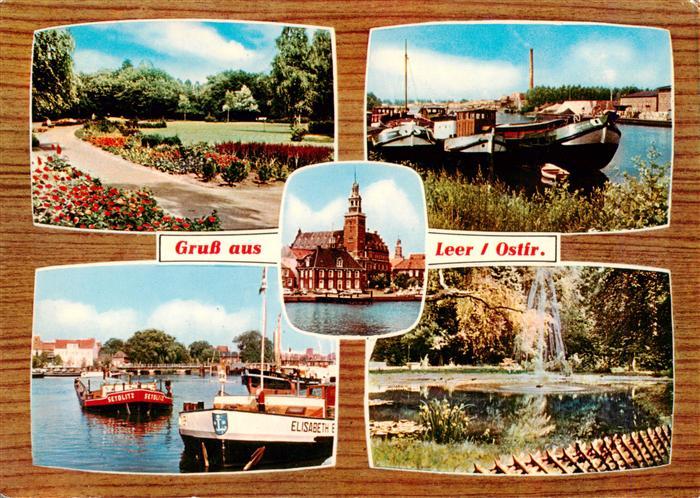 Leer Ostfriesland Parkpartien Hafenpartien