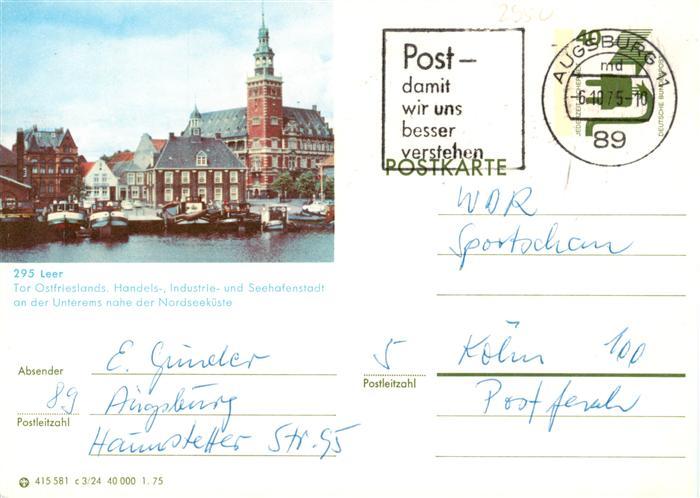 Leer Ostfriesland Partie an der Unterems