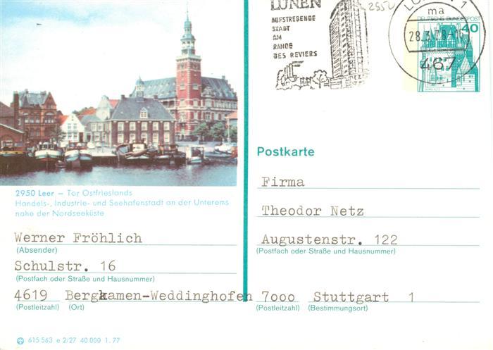 Leer Ostfriesland Partie an der Unterems