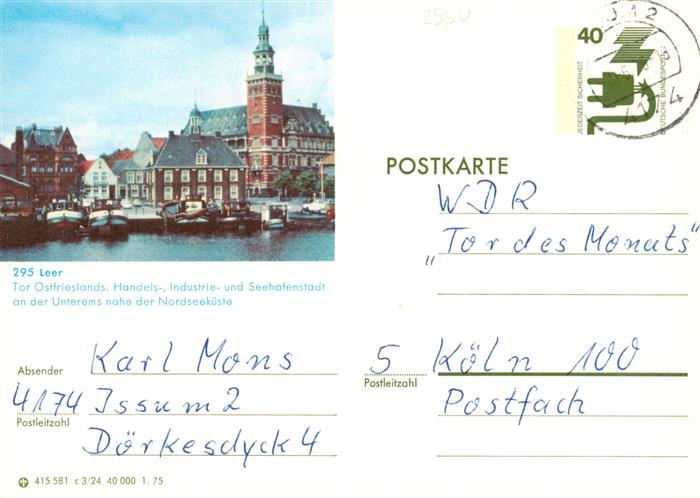 Leer Ostfriesland Partie an der Unterems