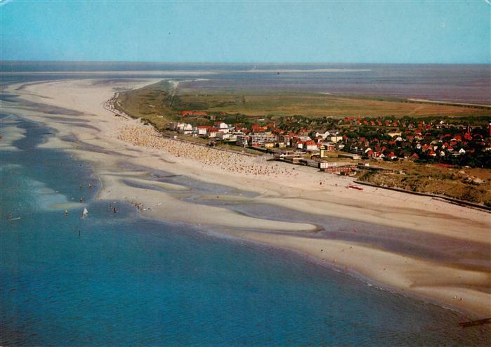 Wangerooge Wangeroog Nordseebad Fliegeraufnahme