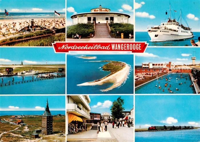 Wangerooge Wangeroog Nordseebad Strand Cafe Pudding Faehre Fliegeraufnahme Leuch