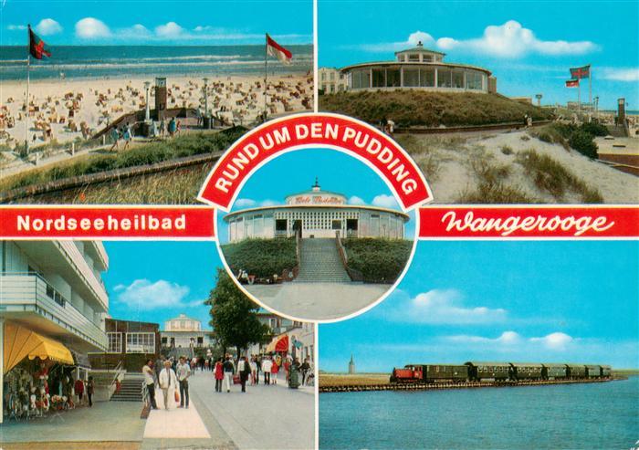 Wangerooge Wangeroog Nordseebad Strand Ortspartie Cafe Pudding Inselbahn