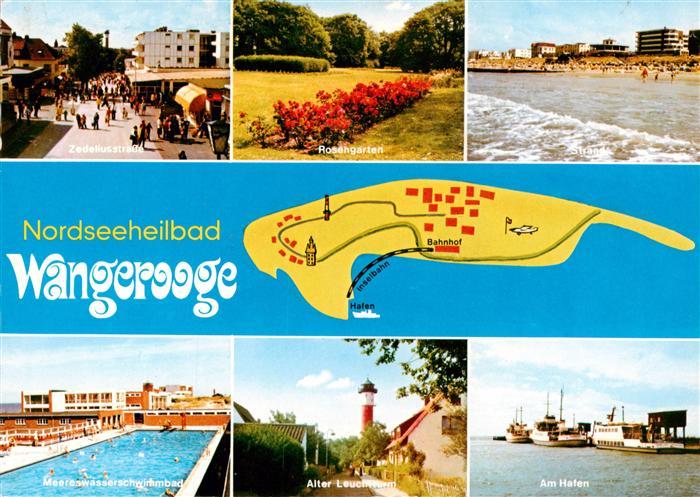 Wangerooge Wangeroog Nordseebad Zedeliusstrasse Rosengarten Strand Meerwassersch