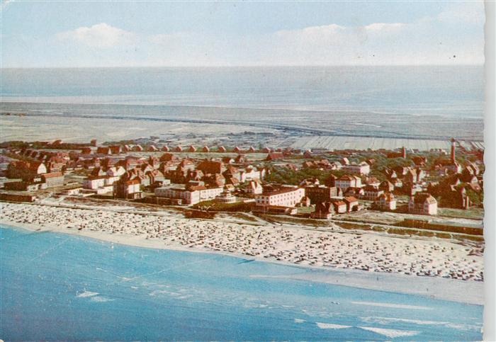 Wangerooge Wangeroog Nordseebad Fliegeraufnahme
