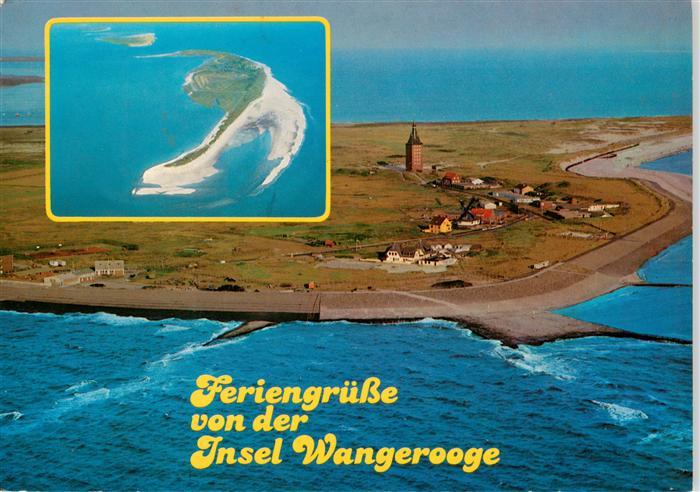 Wangerooge Wangeroog Nordseebad Fliegeraufnahmen mit Westturm