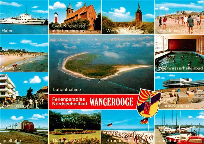 Wangerooge Wangeroog Nordseebad Hafen Strandpartien Zedeliusstrasse Inselbahn Ev