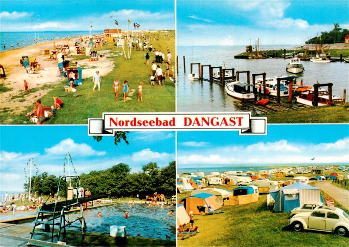 Dangast Nordseebad Strand Hafen Schwimmbad Campingplatz