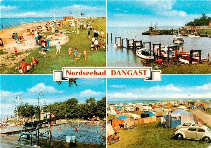 Dangast Nordseebad Strand Hafenpartie Schwimmbad Campingplatz