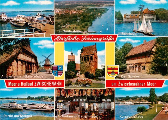 Bad Zwischenahn Bootsanleger Fliegeraufnahme Faehrhaus Ammerlaender Bauernhaus G