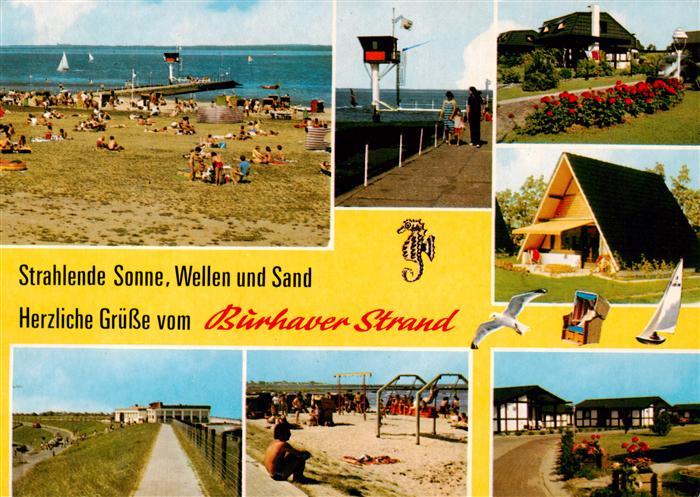 Burhave Nordseebad Burhaver Strand Teilansichten