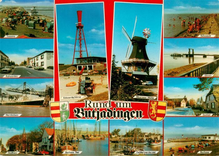 Butjadingen Ruhwarden Nordenham Stollham Eckwardhoerne Burhave Siel Moorseer Mue