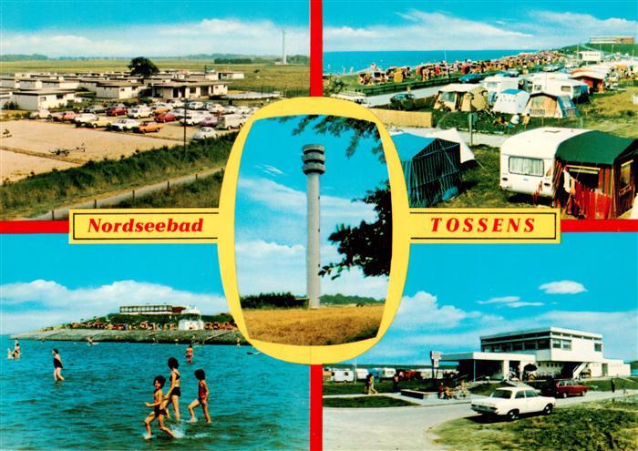Tossens Nordseebad Camping Strandpartien Strandhotel Turm