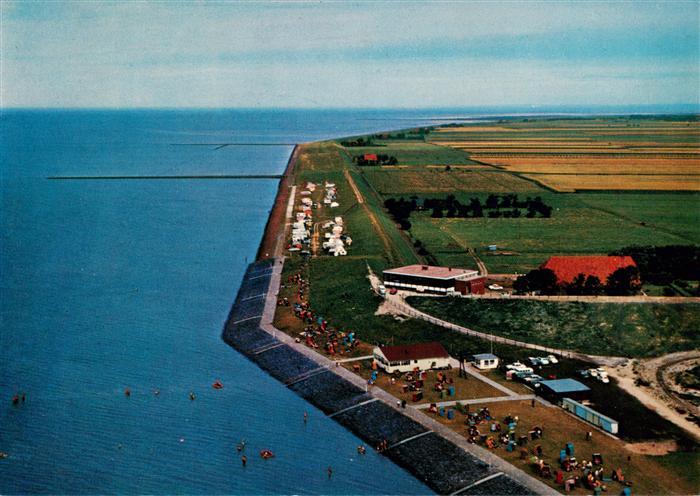 Tossens Nordseebad Strandhalle Tossens Fliegeraufnahme