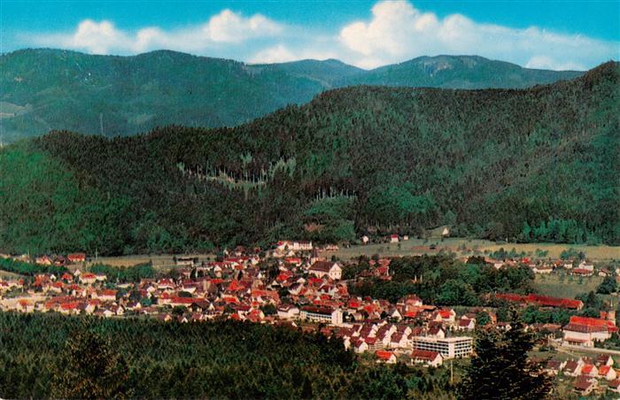 Zell am Harmersbach Gesamtansicht Luftkurort im Schwarzwald