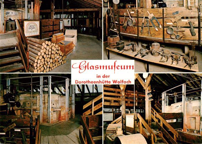 Wolfach Schwarzwald Glasmuseum in der Dorotheenhuette Letzte Mundblashuette im S