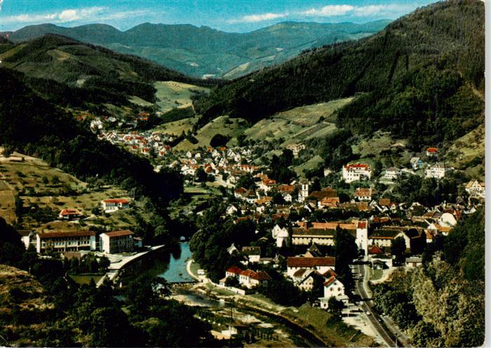 Wolfach Schwarzwald Fliegeraufnahme