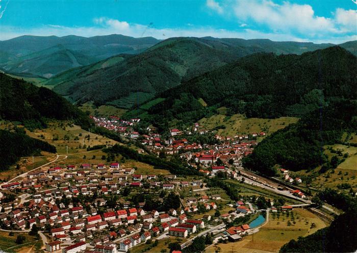 Wolfach Schwarzwald Fliegeraufnahme