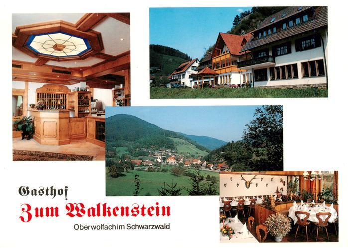 Oberwolfach Gasthof zum Walkenstein Restaurant Rezeption Panorama Landschaft Sch