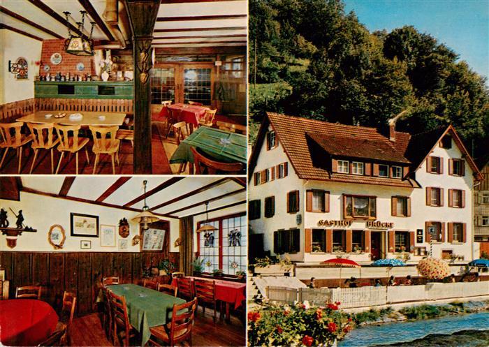 Schiltach Gasthof Pension zur Bruecke Restaurant