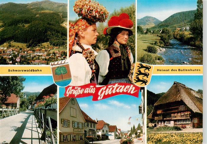 Gutach Schwarzwald Panorama Schwarzwald Motive Ortszentrum Bauernhof Trachten Bo